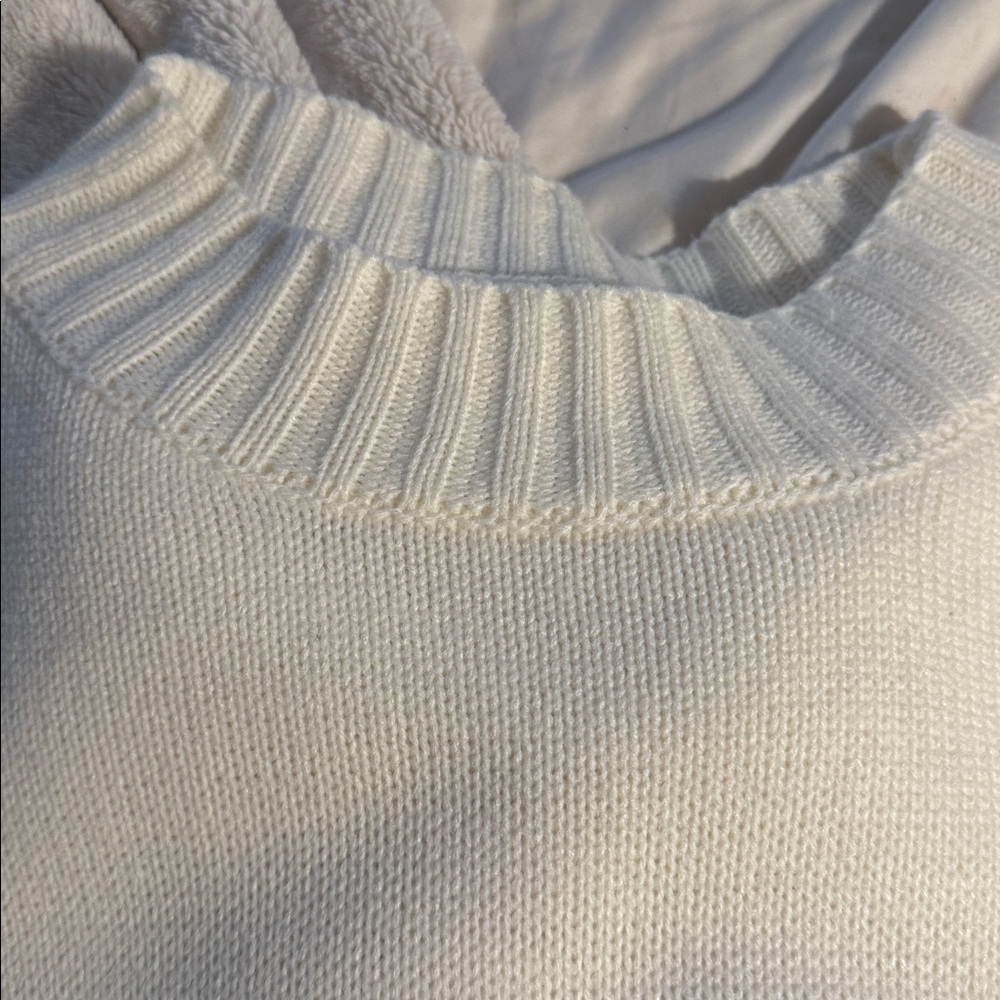Boho Knit Sweater Oversized Black@White Stripes - Picture 9 of 12